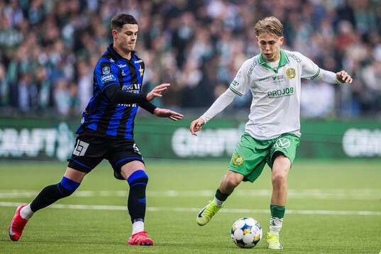 Sirius Robbie Ure och Hammarbys Wilson Lindberg Uhrström