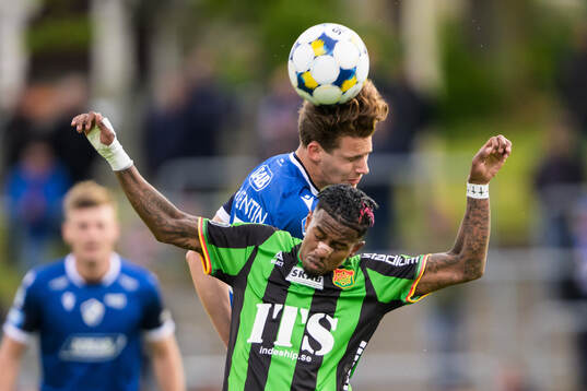 Halmstads Gabriel Wallentin och GAISs Chovanie Shakur