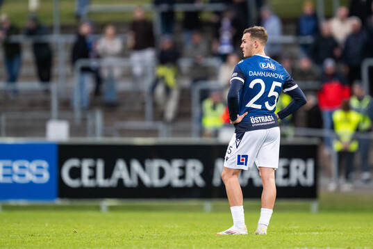 Halmstads Aleksander Damnjanovic Nilsson deppar
