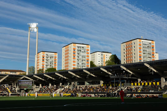 Vy över Bravida Arena