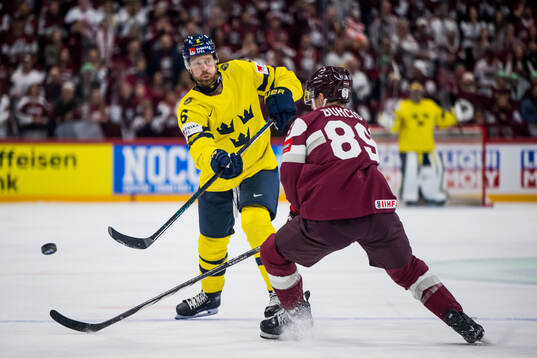 Adam Larsson of Sweden