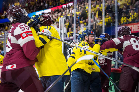 Lucas Raymond of Sweden and Filips Buncis of Latvia