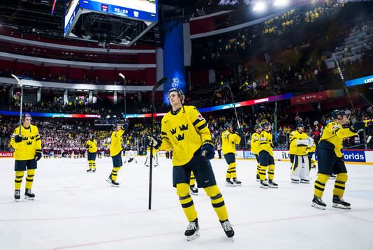 Simon Edvinsson of Sweden celebrates