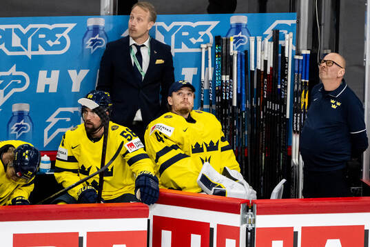 Goaltender Arvid Söderblom of Sweden
