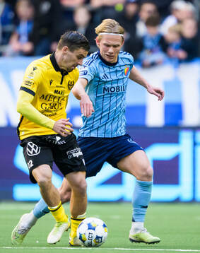 Mjällbys Jesper Gustavsson och Djurgårdens Tobias