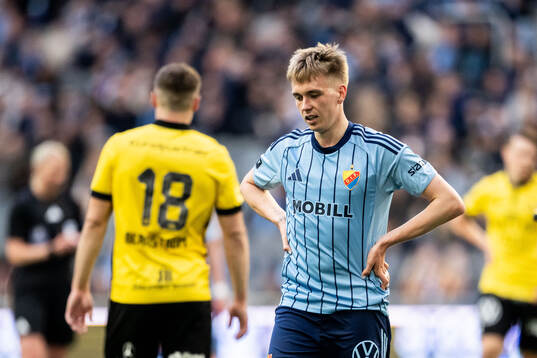 Djurgårdens Santeri Haarala deppar