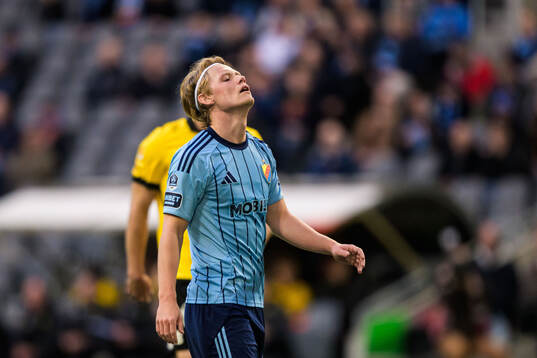 Djurgårdens Tobias Gulliksen deppar