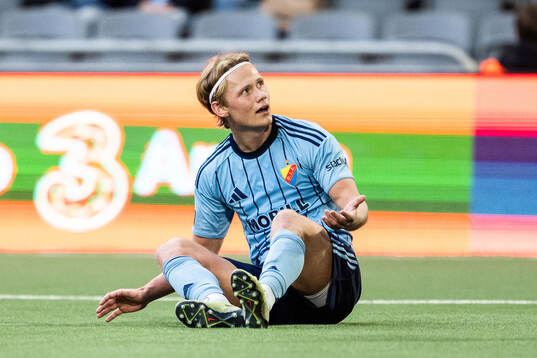 Djurgårdens Tobias Gulliksen deppar