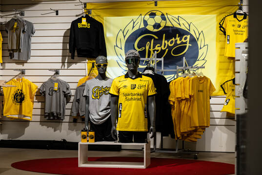 Souvenirshopen på Borås Arena