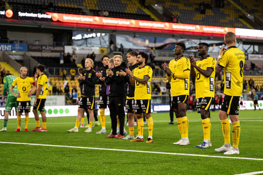 Elfsborgs spelare jublar