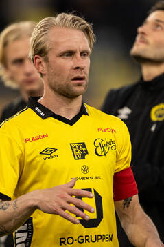 Elfsborgs Johan Larsson jublar