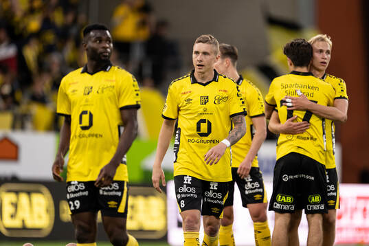Elfsborgs Sebastian Holmen jublar