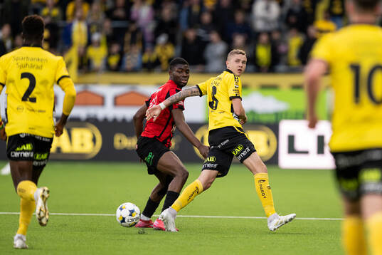 Brommapojkarnas Ezekiel Alladoh och Elfsborgs Sebastian