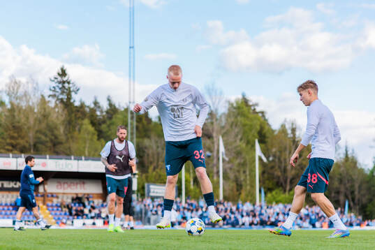 Malmö FFs Daniel Gudjohnsen och Hugo Bolin