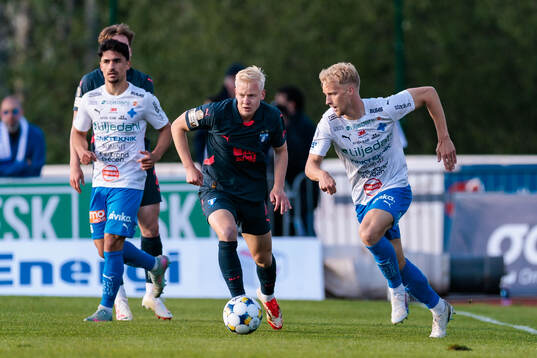 Malmö FFs Otto Rosengren och Värnamos Victor Larsson
