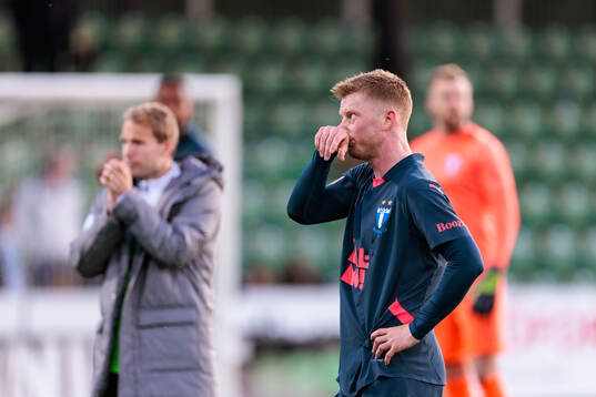 Malmö FFs Anders Christiansen deppar