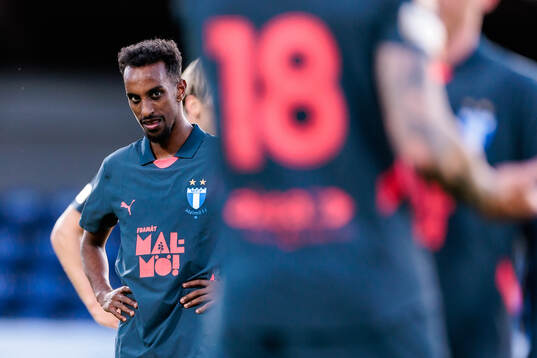 Malmö FFs Taha Ali deppar
