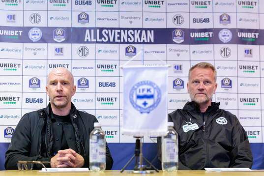 Malmö FFs tränare Henrik Rydström  och Värnamos