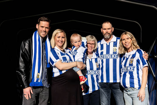 Emil Salomonsson med familj