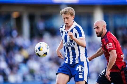 IFK Göteborgs Noah Tolf och Östers Sebastian Hedlund