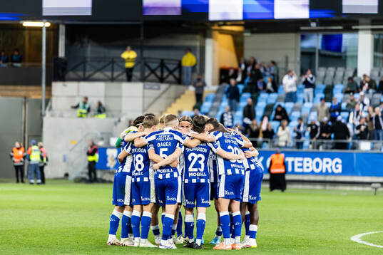 IFK Göteborgs spelare samlas