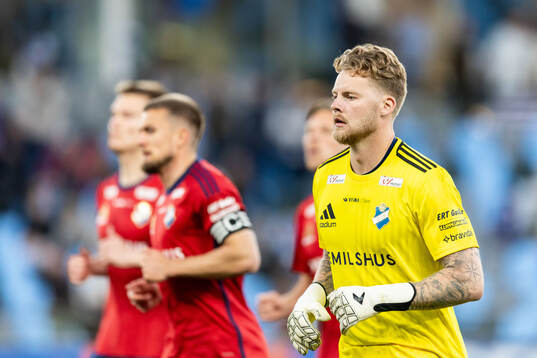 Östers målvakt Robin Wallinder