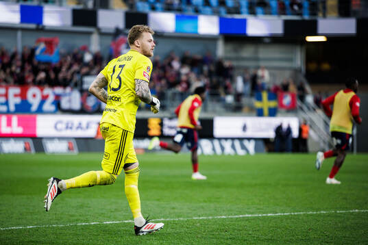 Östers målvakt Robin Wallinder