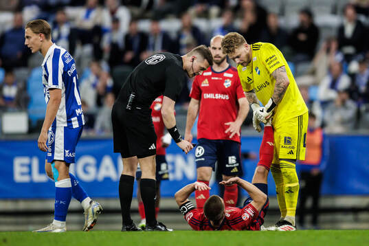 Östers Ivan Kricak har kramp