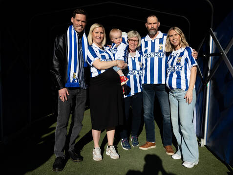Emil Salomonsson med familj
