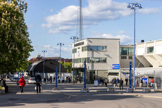 Exteriör vy av Platinumcars Arena