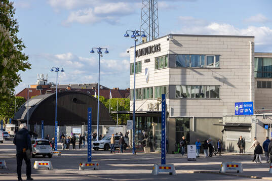 Exteriör vy av Platinumcars Arena