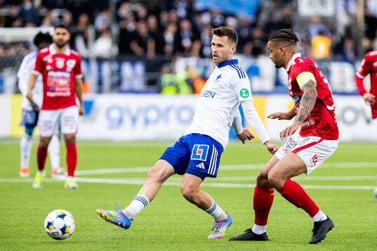 IFK Norrköpings Arnor Traustason och Degerfors Bernardo