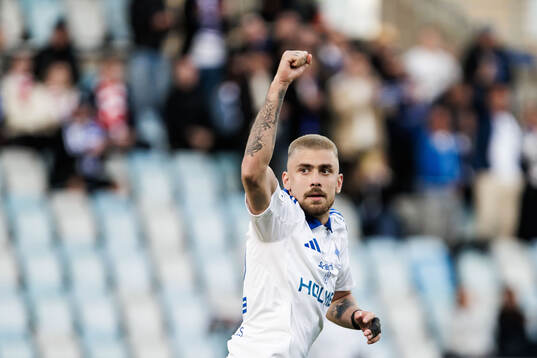 IFK Norrköpings Tim Prica jublar