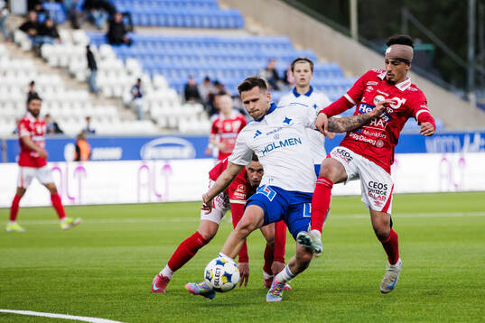 IFK Norrköpings Arnor Traustason och Degerfors Elias