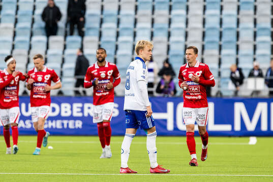 IFK Norrköpings Isak Andri Sigurgeirsson deppar