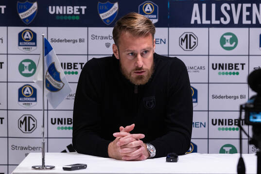 Degerfors tränare William Lundin