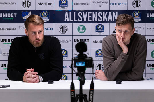 Degerfors tränare William Lundin och IFK Norrköpings