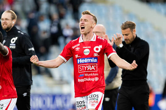 Degerfors Sebastian Ohlsson jublar