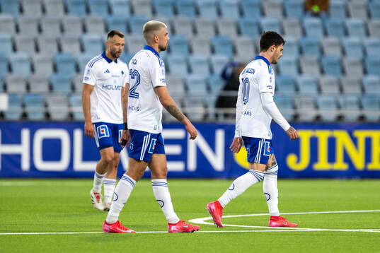 IFK Norrköpings Tim Prica och David Moberg Karlsson deppar