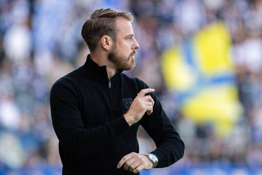 Degerfors tränare William Lundin