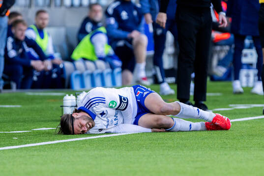IFK Norrköpings Christoffer Nyman har ont