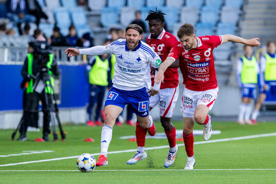 IFK Norrköpings Christoffer Nyman och Degerfors Juhani