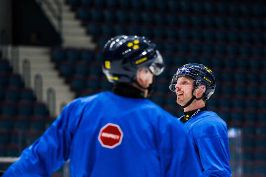 Christoffer Ehn at a practice session