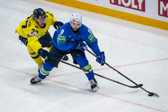 Simon Edvinsson of Sweden and Marcel Mahkovec of Slovenia