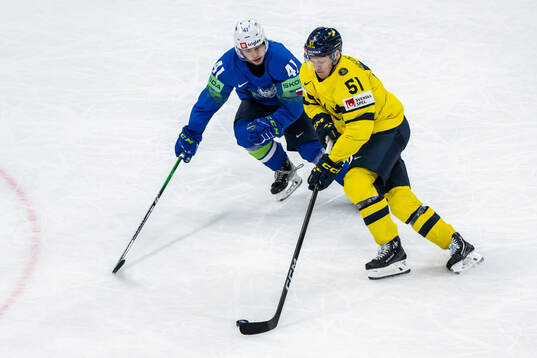 Jan Cosic of Slovenia and Emil Heineman of Sweden