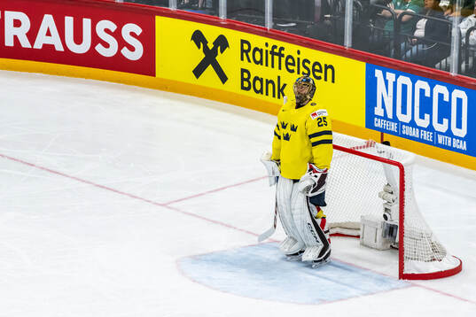 GoaltenderJacob Markström of Sweden