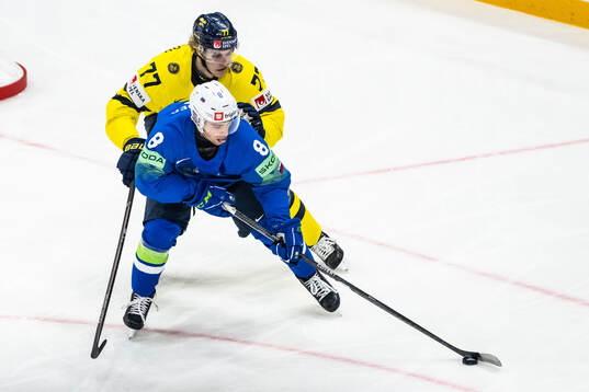 Simon Edvinsson of Sweden and Marcel Mahkovec of Slovenia
