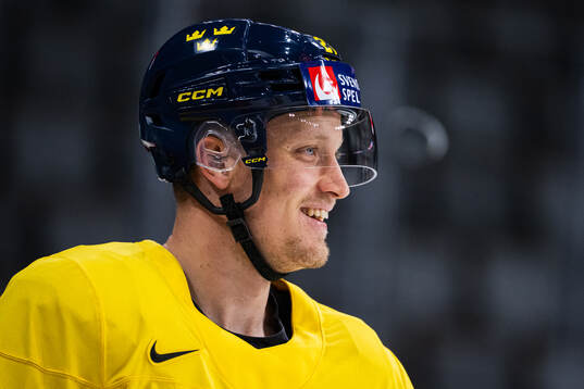 Gabriel Carlsson of Sweden at a practice session