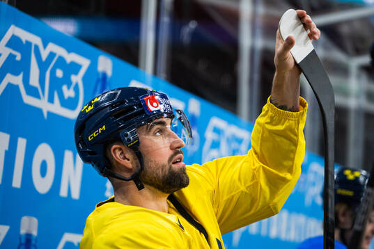 Erik Gustafsson of Sweden at a practice session
