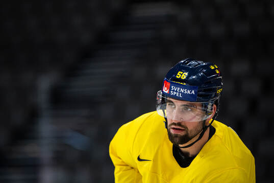 Erik Gustafsson of Sweden at a practice session